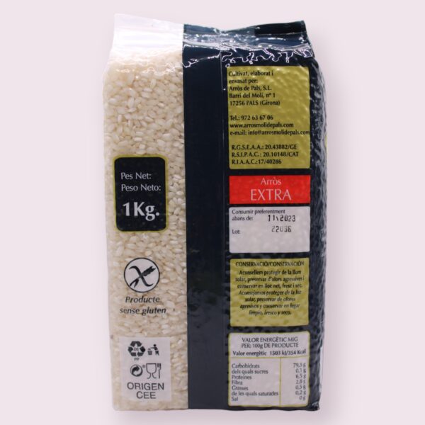 Riz rond Del Moli de Pals - 1kg